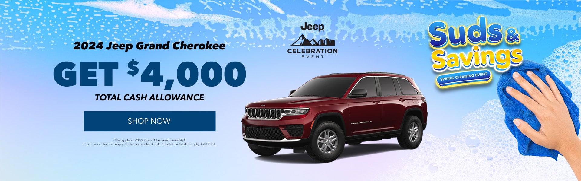 2024 Jeep grand Cherokee April Offers